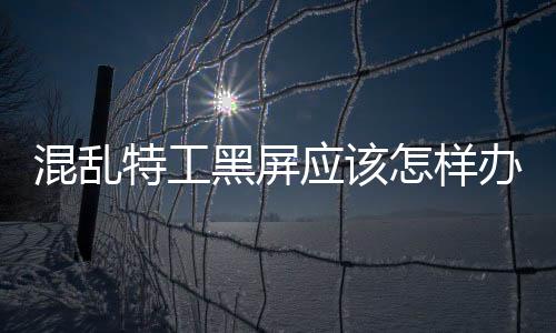 混亂特工黑屏應該怎樣辦 混亂特工黑屏解決方法和技巧