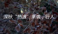 深秋“熱浪”來襲，行人穿著五花八門