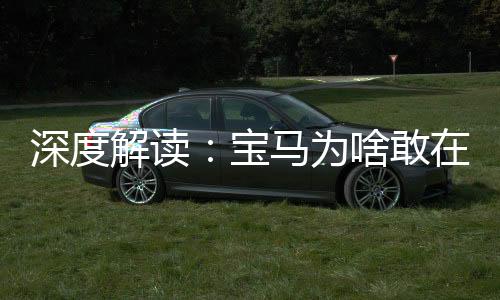 深度解讀：寶馬為啥敢在國內(nèi)推出三缸X1？