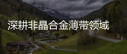 深耕非晶合金薄帶領域 云路股份今日登陸科創板