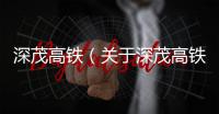 深茂高鐵（關于深茂高鐵的基本情況說明介紹）
