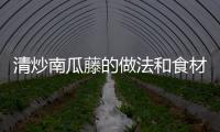 清炒南瓜藤的做法和食材用料及健康功效