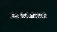 清湯肉丸面的做法
