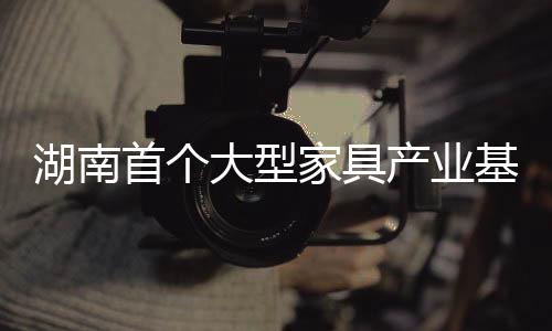 湖南首個(gè)大型家具產(chǎn)業(yè)基地啟航