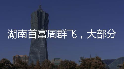 湖南首富周群飛，大部分國家“手機玻璃大王”非她莫屬,業界名人