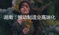 湖南：推動制造業(yè)高端化、智能化、綠色化發(fā)展