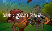 湖南：2022年區塊鏈產業將達30億元