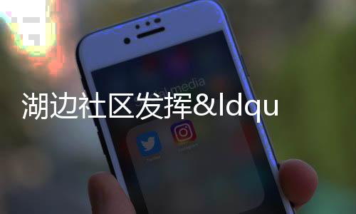 湖邊社區(qū)發(fā)揮“黨建+”鄰里中心聚合功能 創(chuàng)建托幼托教服務(wù)點(diǎn)