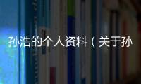 孫浩的個人資料（關(guān)于孫浩的個人資料的基本情況說明介紹）