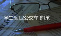 學(xué)生砸12公交車 熊孩子為了好玩什么都敢干！
