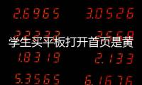 學生買平板打開首頁是黃網