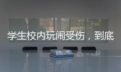 學生校內玩鬧受傷，到底誰擔責？從兩起校園糾紛看責任劃分