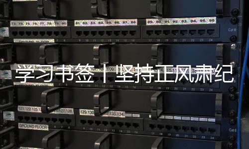 學習書簽丨堅持正風肅紀反腐相貫通