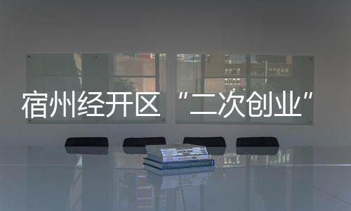 宿州經開區“二次創業”促躍升