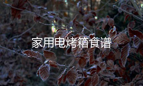 家用電烤箱食譜