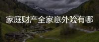 家庭財產全家意外險有哪些