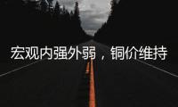 宏觀內強外弱，銅價維持震蕩
