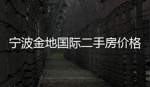 寧波金地國際二手房價格（寧波金地國際公館）