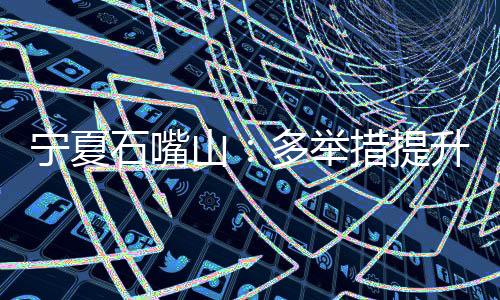 寧夏石嘴山：多舉措提升市場監管綜合執法水平