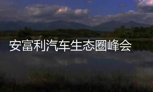 安富利汽車生態圈峰會 如何掃清電動汽車動力系統的最大焦慮？
