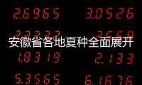 安徽省各地夏種全面展開 已播種2300萬畝