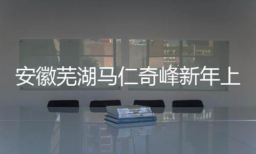 安徽蕪湖馬仁奇峰新年上演“獅王云天爭霸”