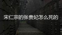 宋仁宗的張貴妃怎么死的