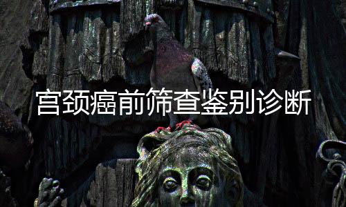 宮頸癌前篩查鑒別診斷