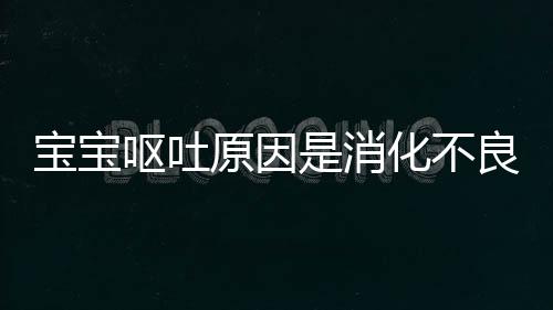 寶寶嘔吐原因是消化不良嗎