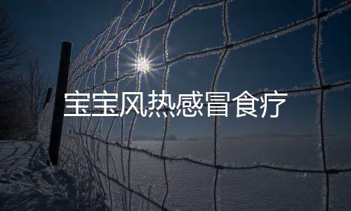 寶寶風(fēng)熱感冒食療
