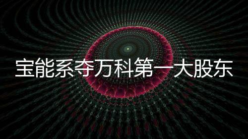寶能系奪萬科第一大股東 地產進野蠻人時代