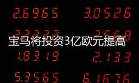 寶馬將投資3億歐元提高i3工廠產量