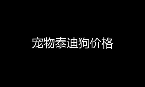 寵物泰迪狗價(jià)格