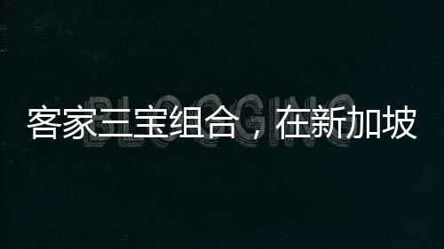 客家三寶組合，在新加坡第13屆客家歌謠節大放異彩！