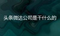 頭條微達(dá)公司是干什么的，有關(guān)廣州微達(dá)軟件科技有限公司的詳情