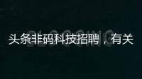 頭條非碼科技招聘，有關非碼科技有什么軟件的詳情