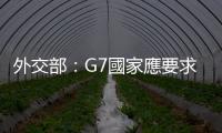 外交部：G7國家應要求美國停止將世界分裂成兩大市場