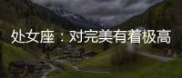 處女座：對完美有著極高要求的星座