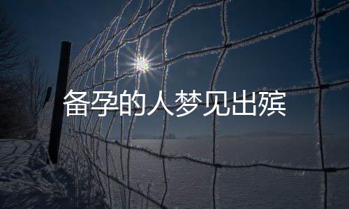 備孕的人夢見出殯