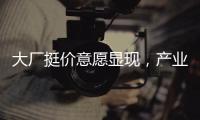 大廠挺價意愿顯現，產業鏈利潤向上游傳導