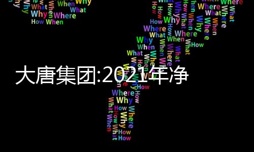 大唐集團:2021年凈利潤約為10.3億元,同比增長8%