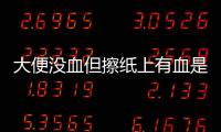 大便沒血但擦紙上有血是什么原因(大便沒血但擦紙上有血怎么辦)
