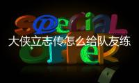 大俠立志傳怎么給隊友練其他武功