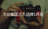 大眾集團三大品牌1月在華銷量均下跌