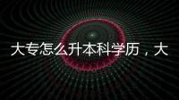 大專怎么升本科學歷，大專怎么升本科