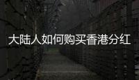大陸人如何購買香港分紅險