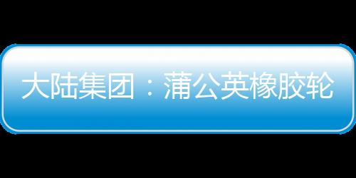 大陸集團(tuán)：蒲公英橡膠輪胎投入測(cè)試