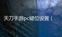 天刀手游pc鍵位設置（天刀手游pc端按鍵設置）