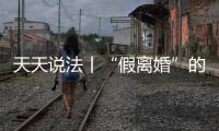 天天說法丨“假離婚”的離婚登記是否有效？