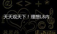 天天觀天下！理想L8內飾諜照首曝：配L9同款大屏